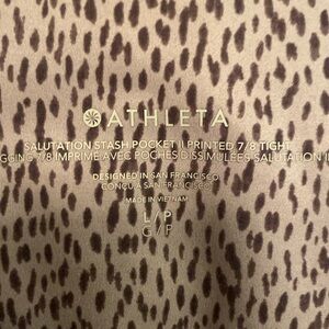 Athleta cropped salutation 7/8 legging large petite